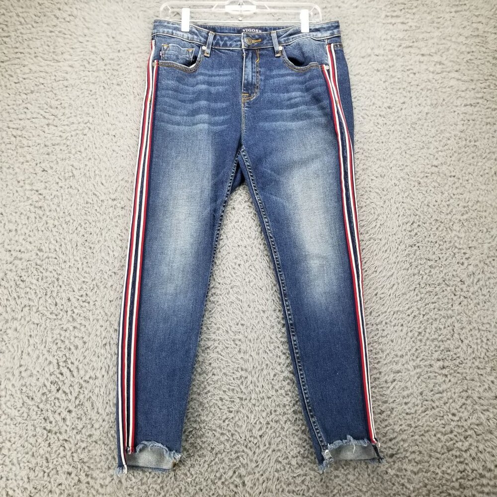 Vigoss Jeans Womens 30 Blue Marley Skinny Classic Fit Stretch Denim